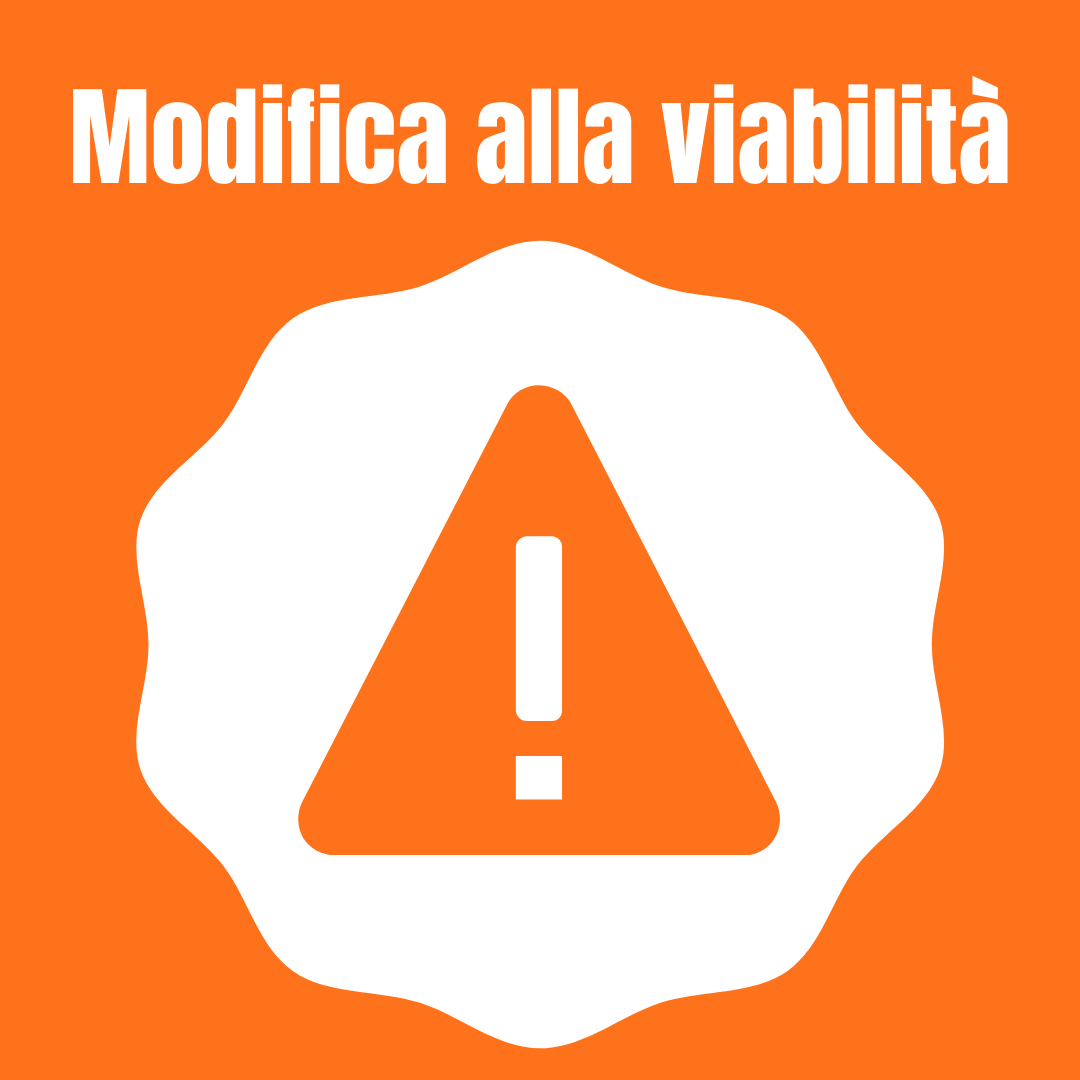 Modifica temporanea alla viabilità in via Fossamana