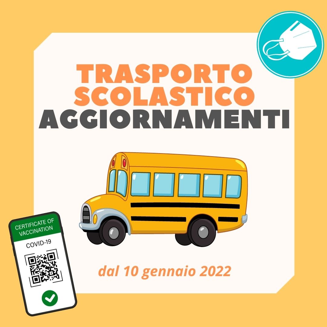 Servizio di trasporto scolastico – Misure per contrastare il diffondersi dell’epidemia Covid19