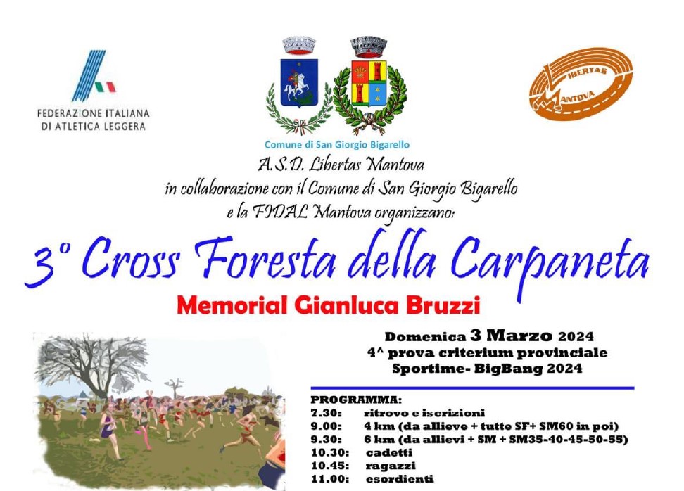 3° Cross Foresta della Carpaneta