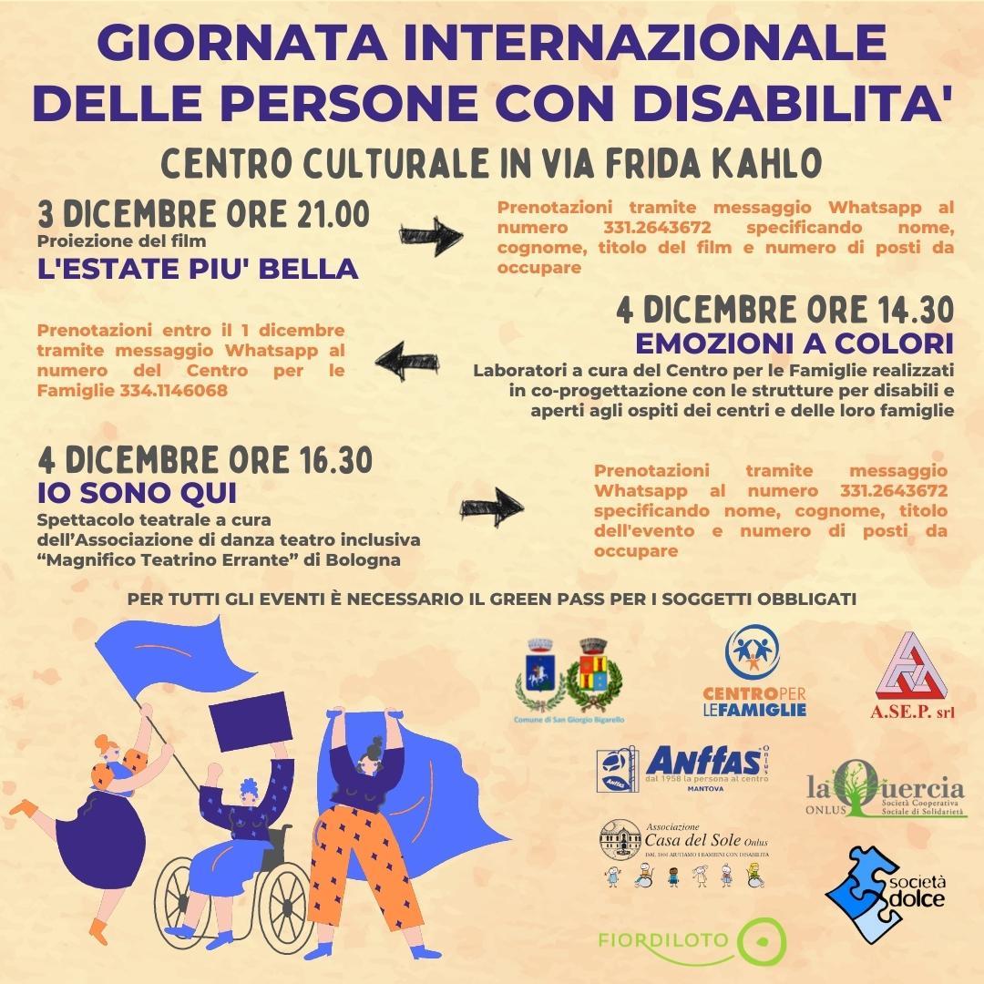 Giornata Internazionale delle Persone con Disabilità