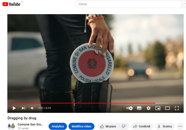 Dragging by drug: il video del progetto del Corpo di Polizia Intercomunale "Mantova Nord"