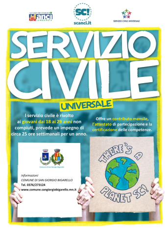 Bando Ordinario 2021 per la selezione dei volontari di Servizio Civile Universale - Proroga