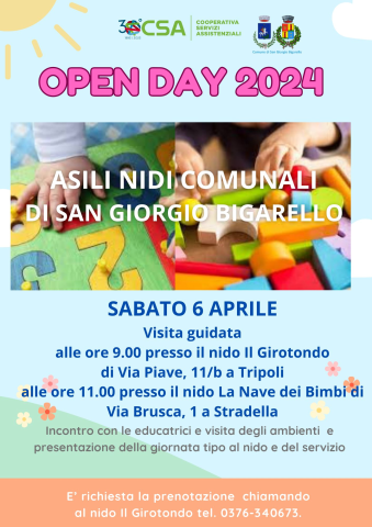 Open Day nidi San Giorgio Bigarello 2024
