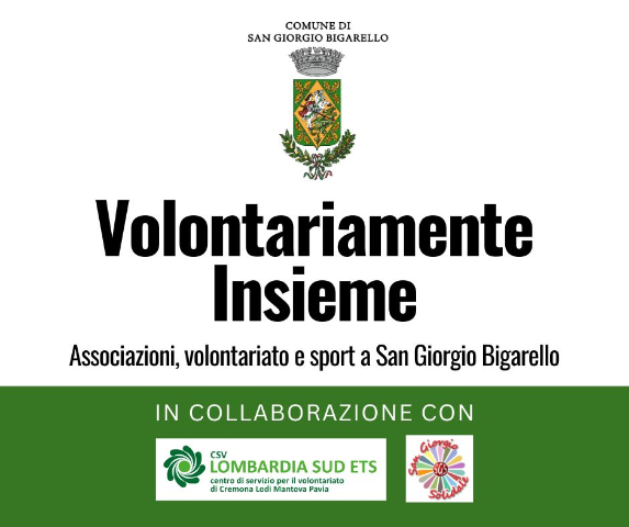 Volontariamente Insieme - Associazioni, volontariato e sport a San Giorgio Bigarello