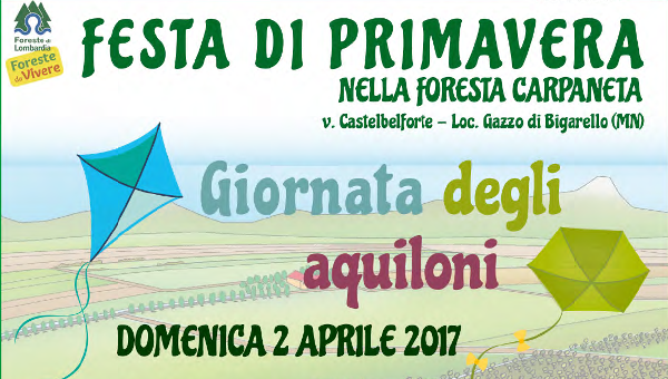 Festa di primavera in Carpaneta, Giornata degli aquiloni - Domenica 2 Aprile 2017 