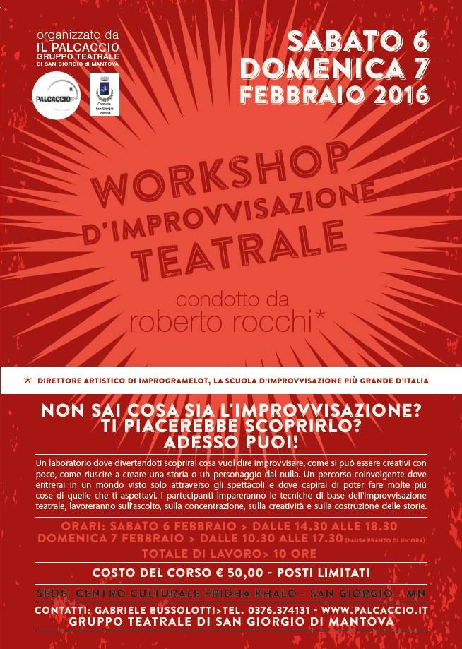 Workshop d'improvvisazione teatrale