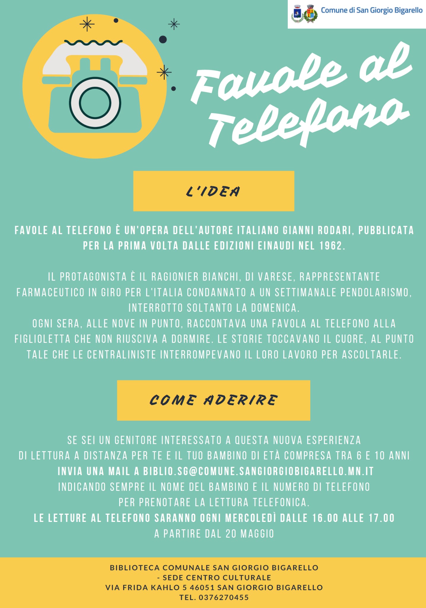 Favole al telefono (Iniziative bambine/i)