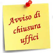 Chiusura Uffici Venerdì 7 Ottobre