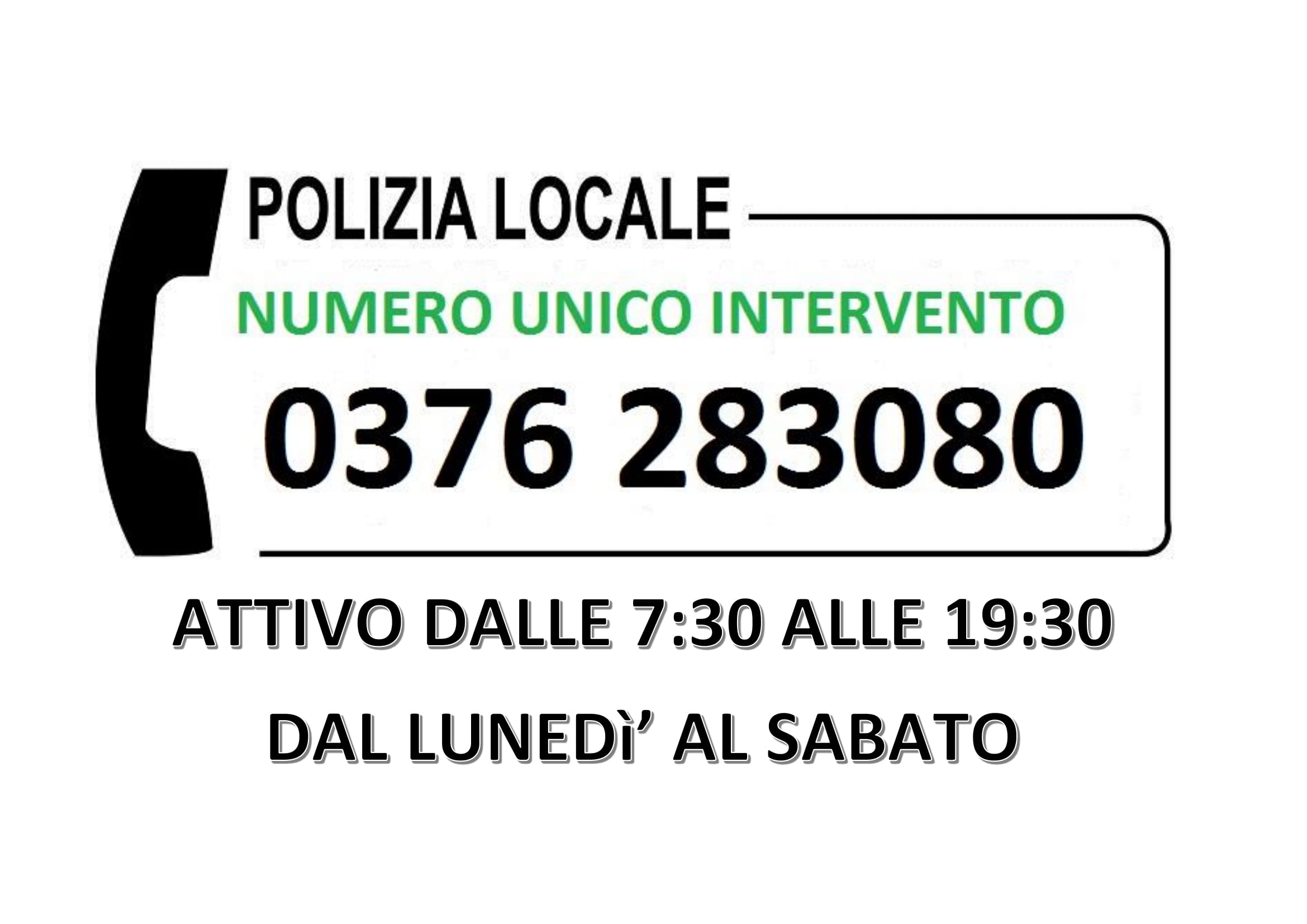 Mercoledì 18 dicembre: chiusura Uffici Polizia Locale al pomeriggio