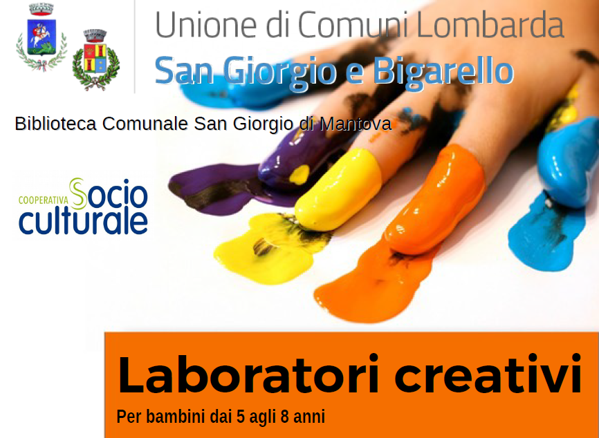 Laboratori creativi Per bambini dai 5 agli 8 anni, inizio 2017