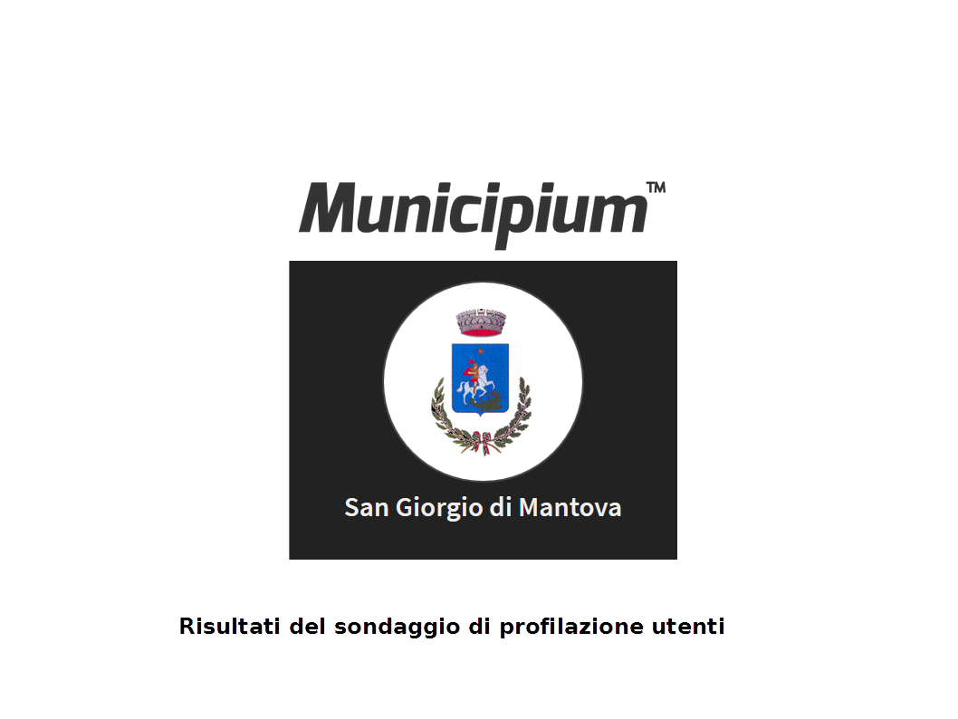 Risultati del primo sondaggio di profilazione utenti app Municipium