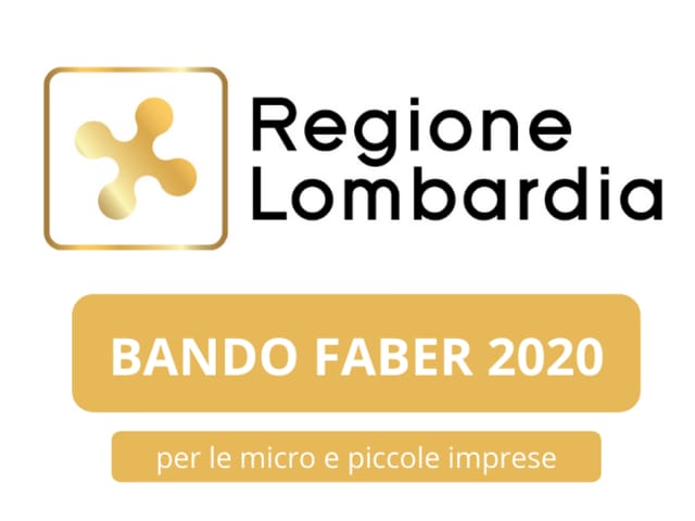 Emergenza Coronavirus: Bando Faber 2020 per le imprese