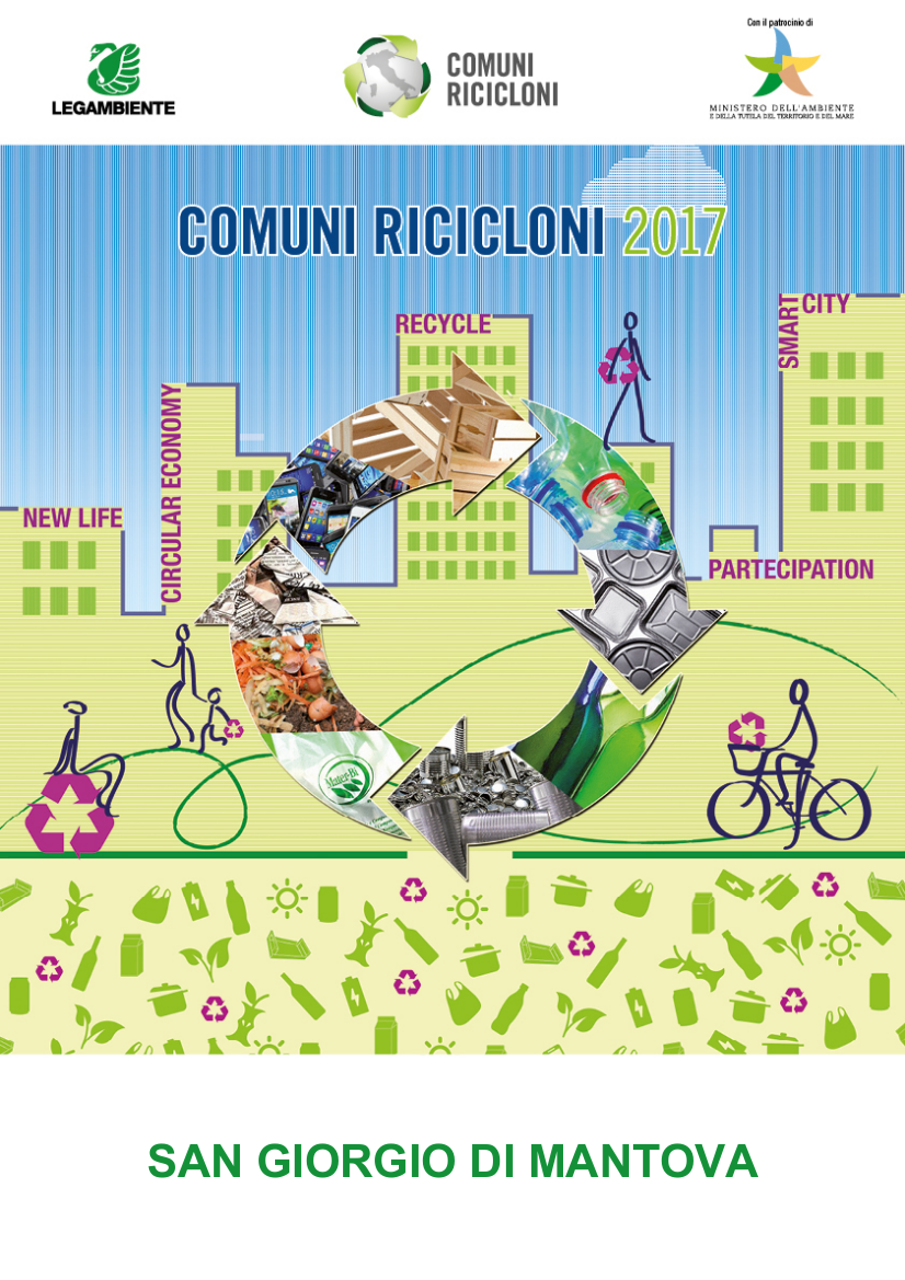 San Giorgio di Mantova si riconferma anche per il 2017 nell'élite  dei ricicloni lombardi