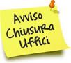 Chiusura uffici 14 agosto
