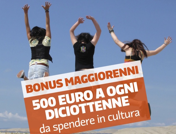 Bonus 18 anni per i nati nel 1999