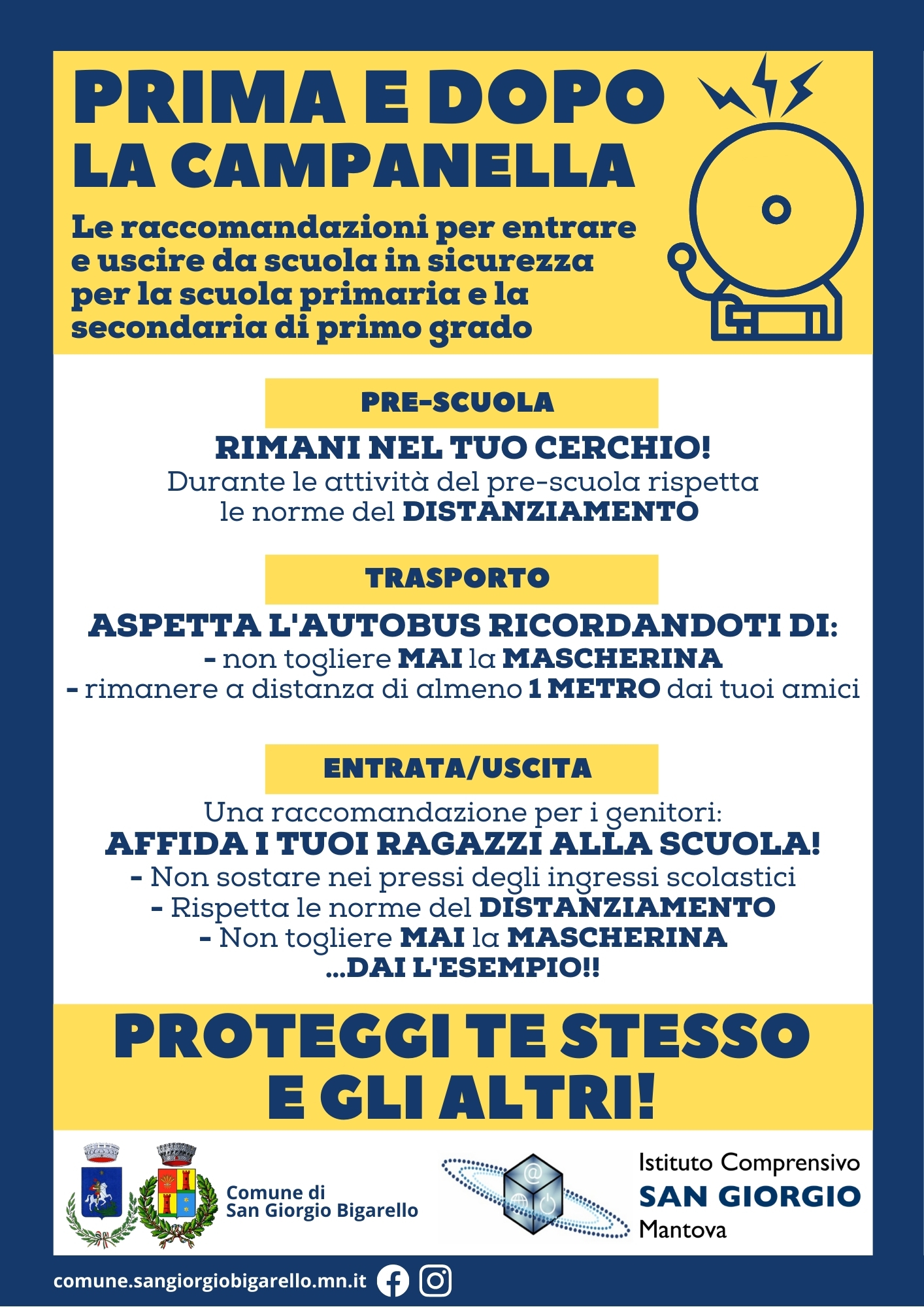 Prima e dopo la campanella: entriamo e usciamo da scuola in sicurezza