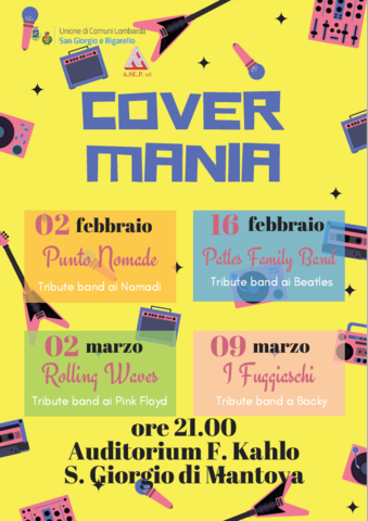 Arriva la Cover Mania a San Giorgio-il primo evento il 2 febbraio 