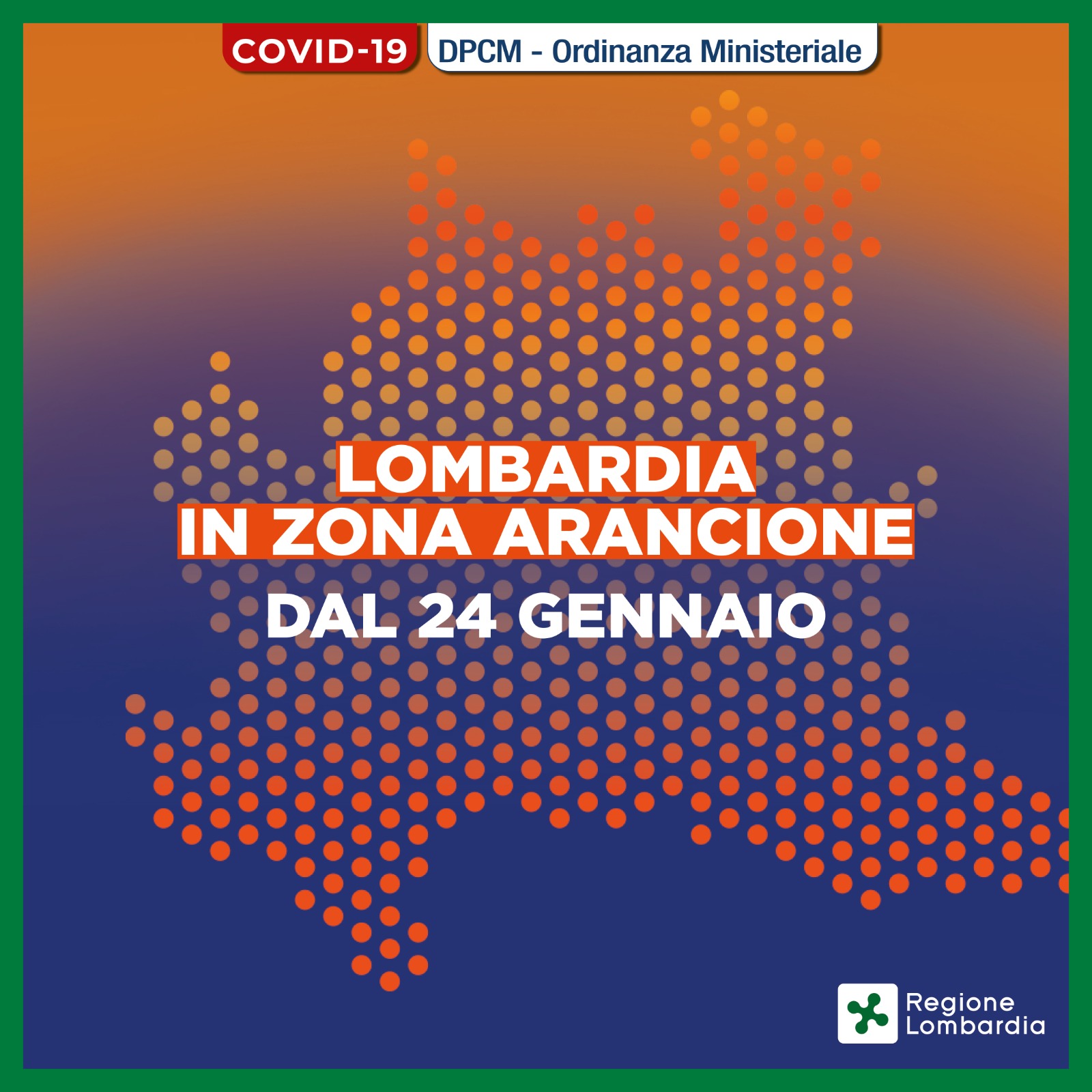 Ordinanza del Ministero della Salute del 23/01/2021 (valida dal 24 gennaio) - Accesso Uffici Comunali