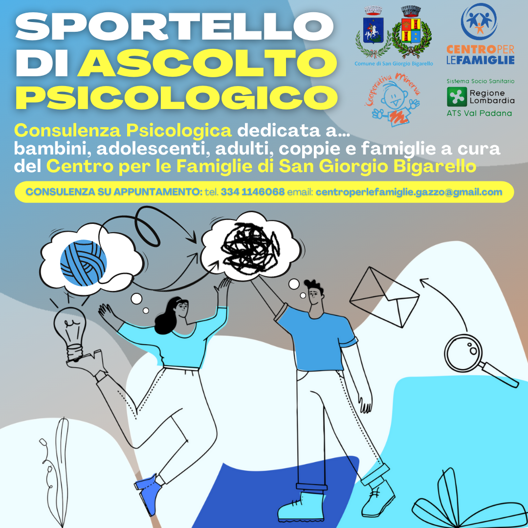 Sportello Psicologico a cura del Centro per le Famiglie