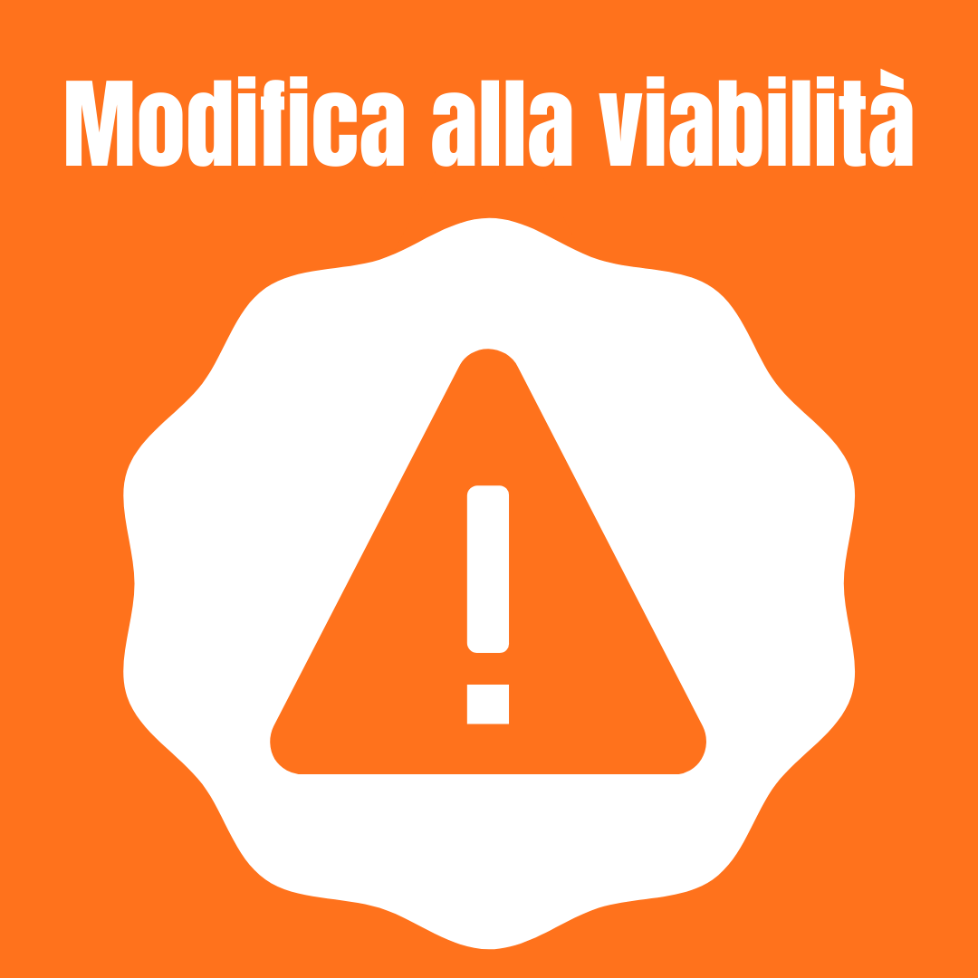 Modifiche temporanee della viabilità in loc. Villanova de Bellis