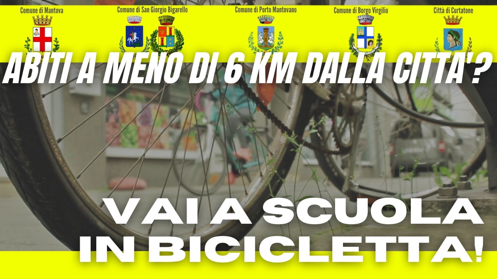 Vai a scuola in bicicletta