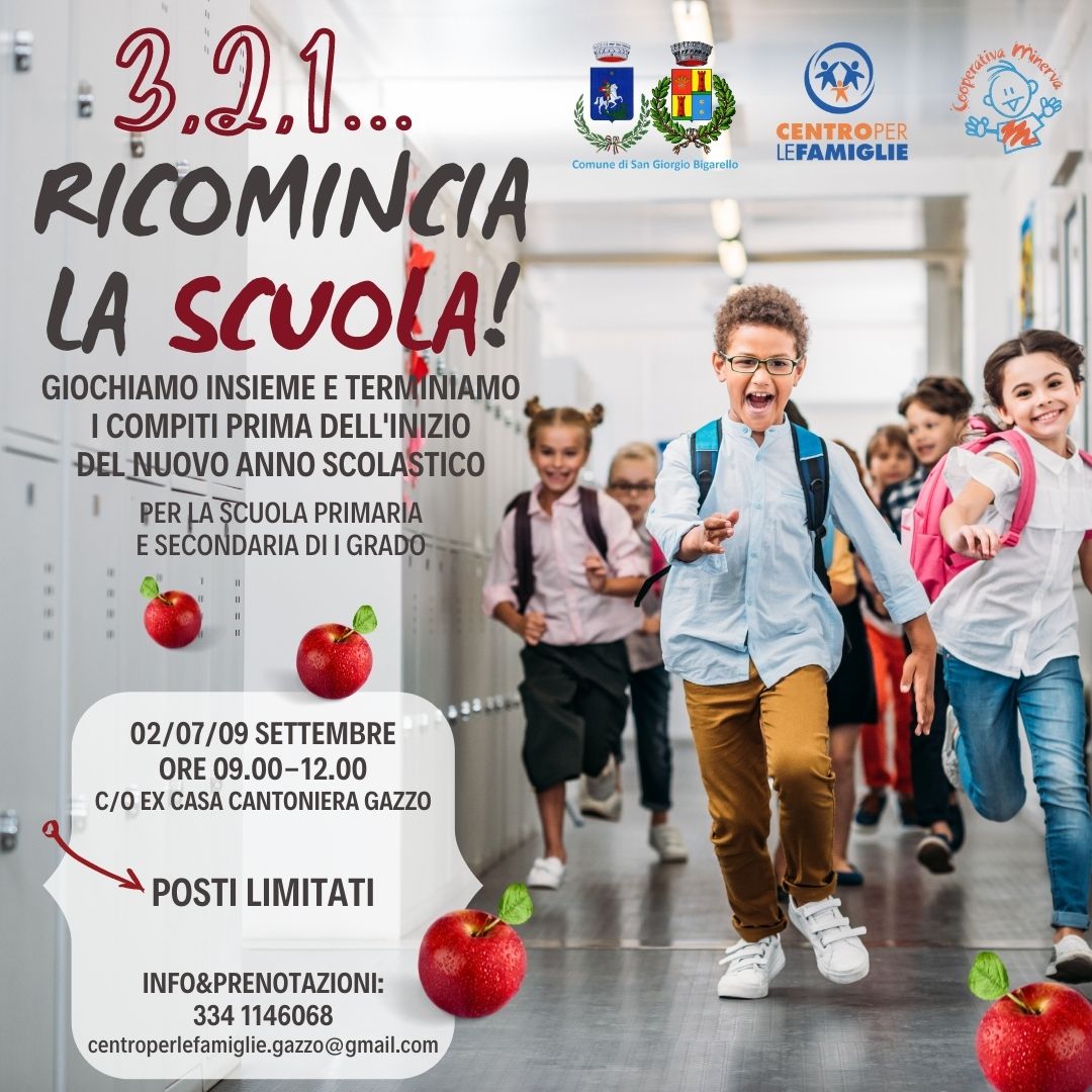 3,2,1… Ricomincia la Scuola!