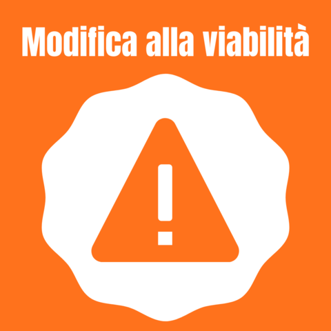 Modifica temporanea della viabilità in via F.lli Cervi, Loc. Mottella