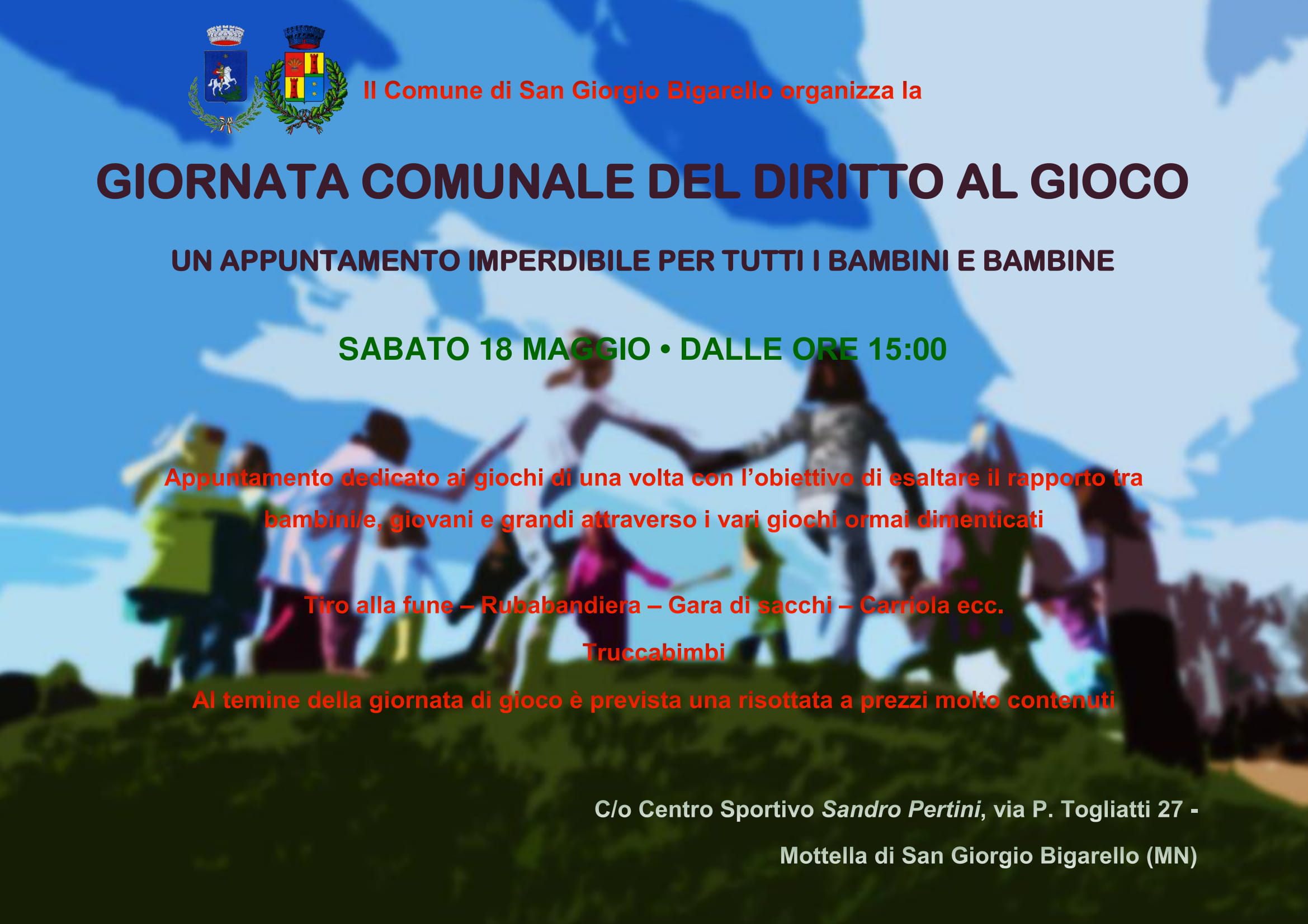 Giornata Comunale del Diritto al Gioco